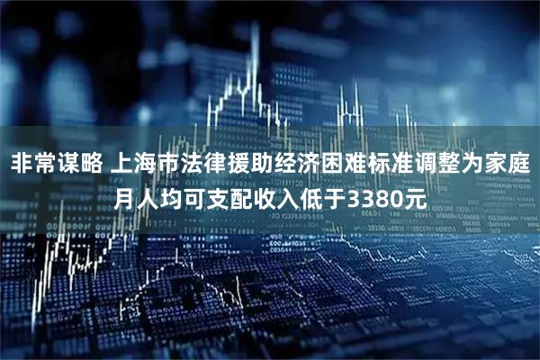 非常谋略 上海市法律援助经济困难标准调整为家庭月人均可支配收入低于3380元
